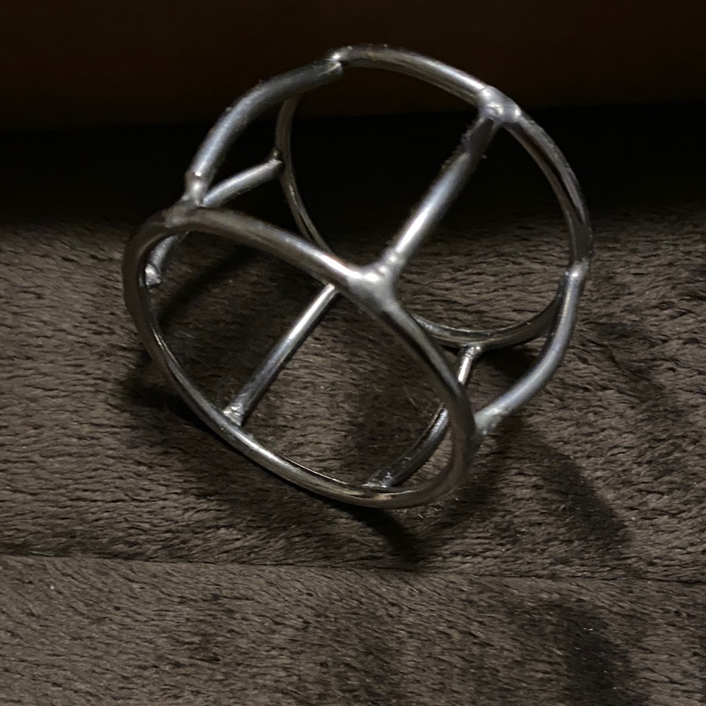 Openwork Silver Napkin Rings